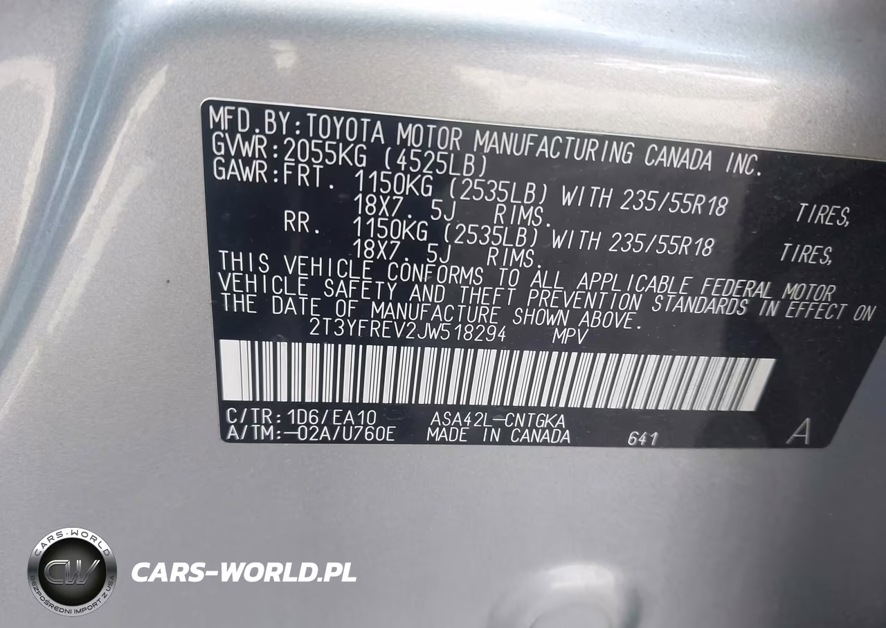 2018 Toyota Rav4 Limited-Platinum VIN:2T3YFREV2JW518294 - 9