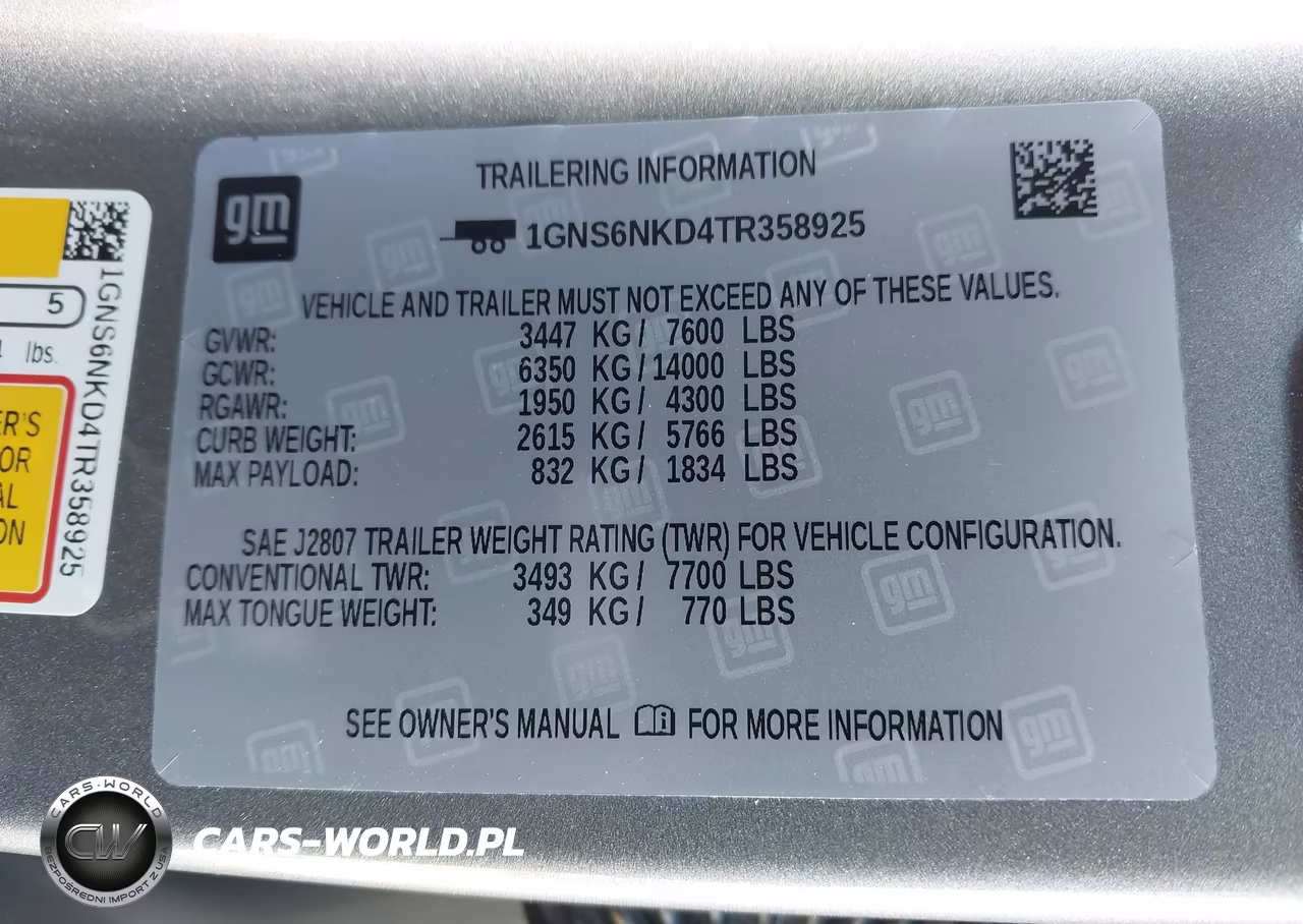 2026 Chevrolet Tahoe 4Wd Lt VIN:1GNS6NKD4TR358925 - 9
