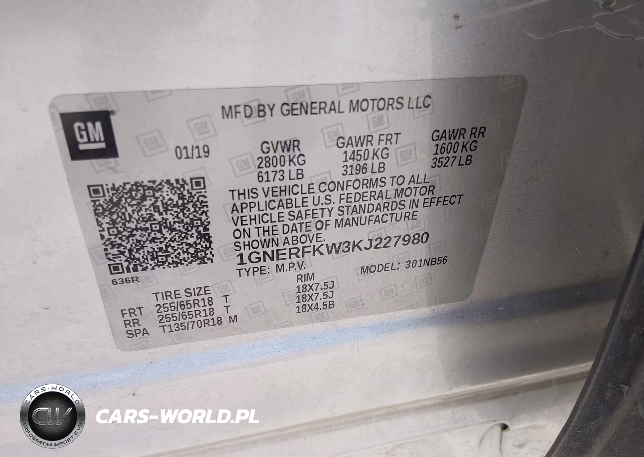 2019 Chevrolet Traverse Ls VIN:1GNERFKW3KJ227980 - 9