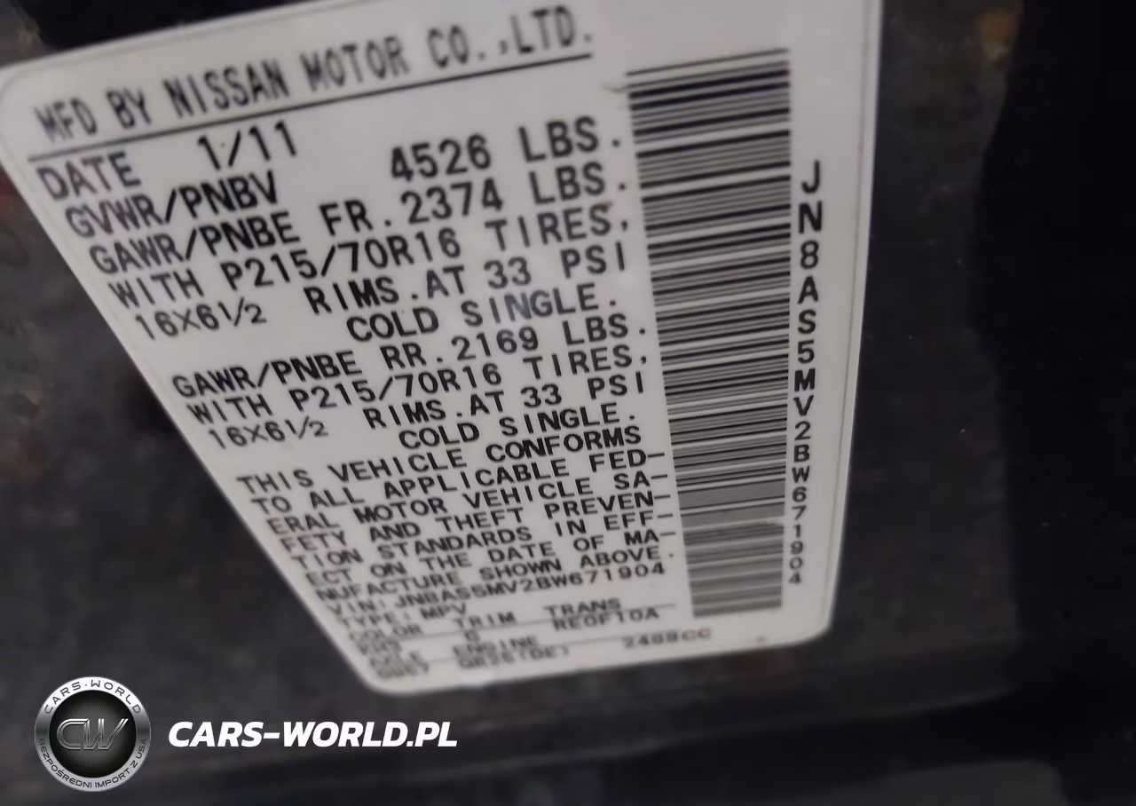 2011 Nissan Rogue S VIN:JN8AS5MV2BW671904 - 9