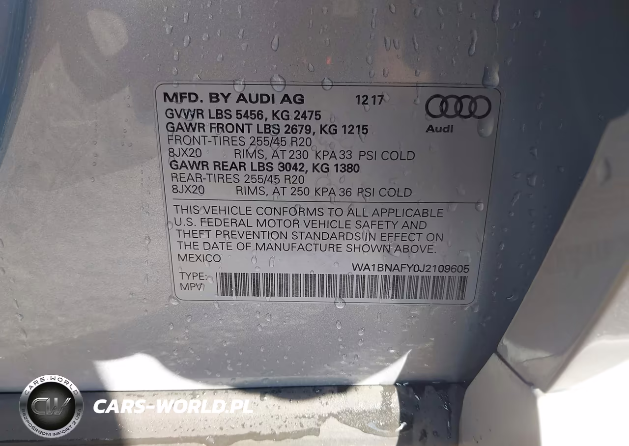 2018 Audi Q5 2.0T Premium-2.0T Tech Premium VIN:WA1BNAFY0J2109605 - 9