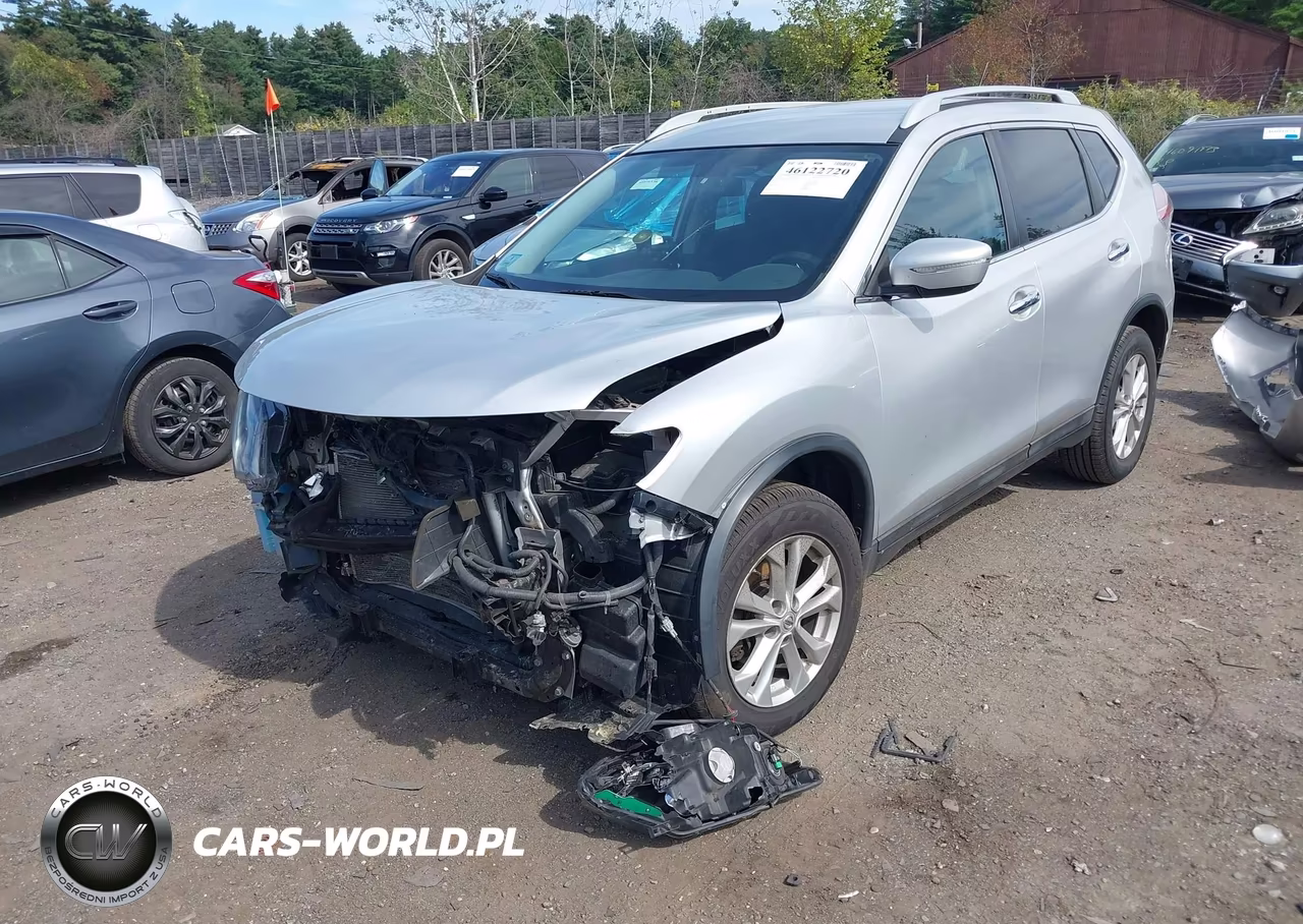 2015 Nissan Rogue Sv VIN:5N1AT2MV4FC926370 - 2