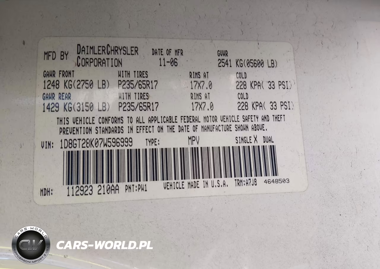 2007 Dodge Nitro Sxt VIN:1D8GT28K07W596999 - 9