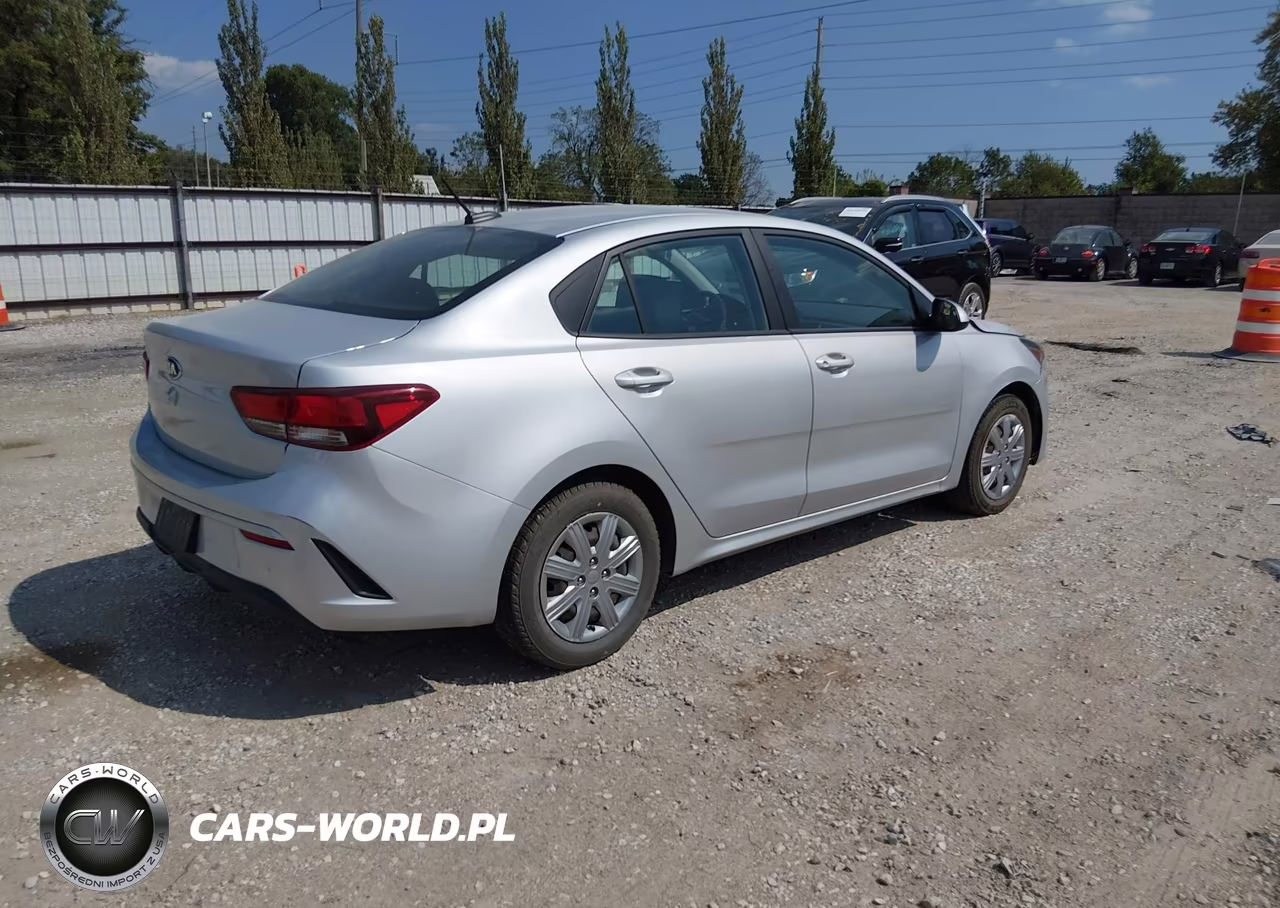 2021 Kia Rio Lx VIN:3KPA24AD9ME406069 - 4