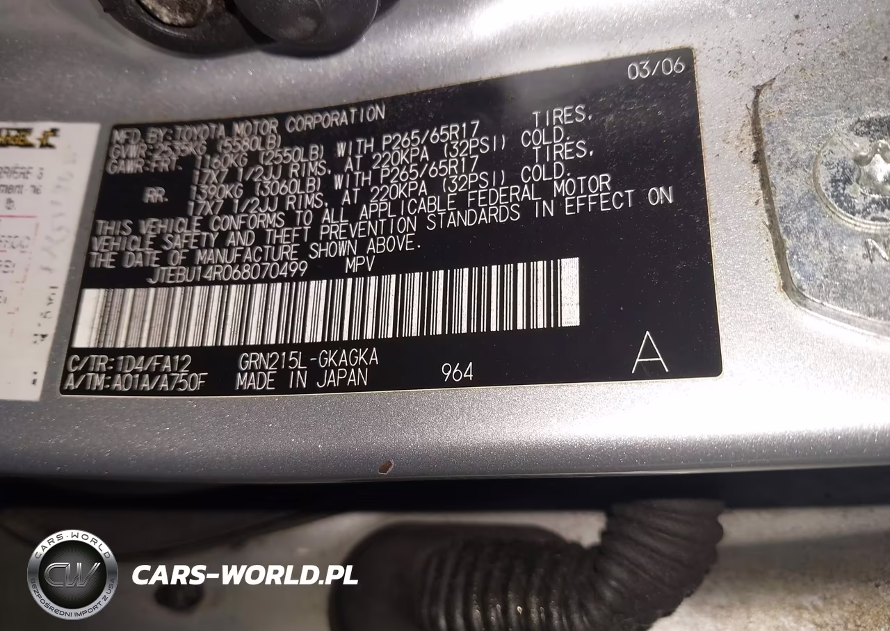 2006 Toyota 4Runner Sr5 V6 VIN:JTEBU14R068070499 - 9