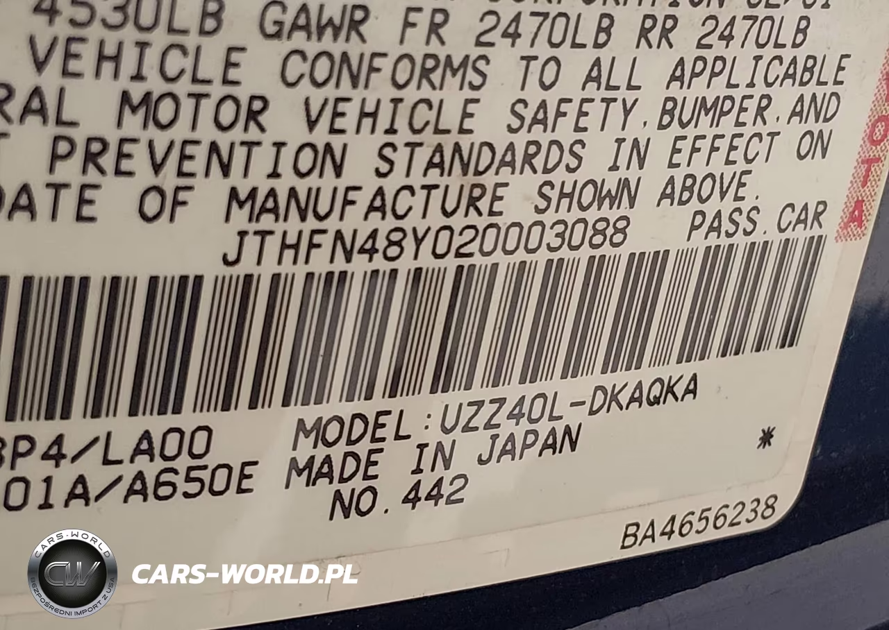 2002 Lexus Sc 430 VIN:JTHFN48Y020003088 - 9