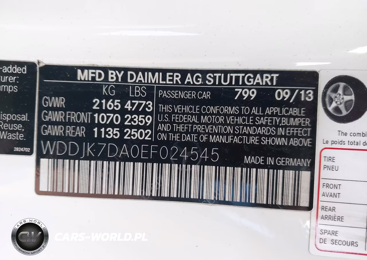 2014 Mercedes-Benz Sl 550 VIN:WDDJK7DA0EF024545 - 9