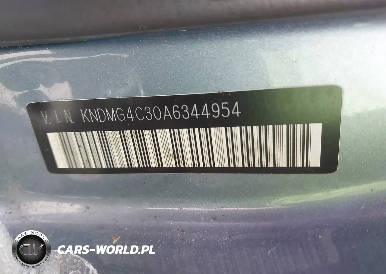 2010 Kia Sedona Lx VIN:KNDMG4C30A6344954 - 9