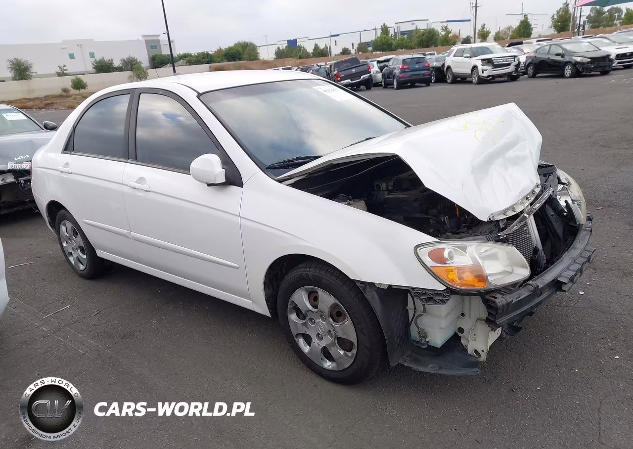 2008 Kia Spectra Ex VIN:KNAFE122385584180 - 1