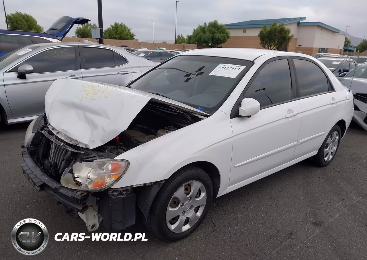 2008 Kia Spectra Ex VIN:KNAFE122385584180 - 2