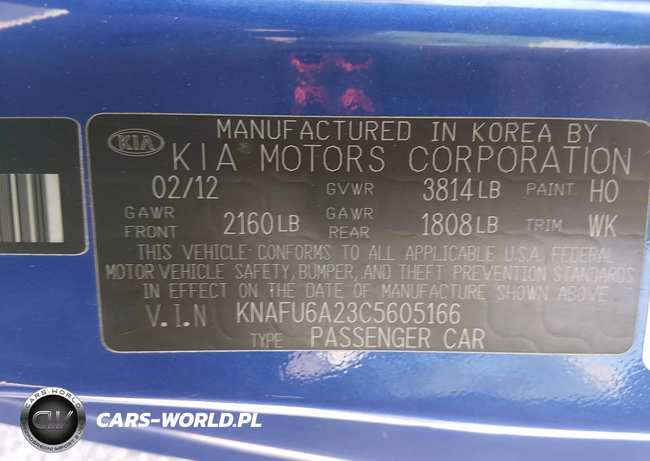 2012 Kia Forte Koup Ex VIN:KNAFU6A23C5605166 - 9