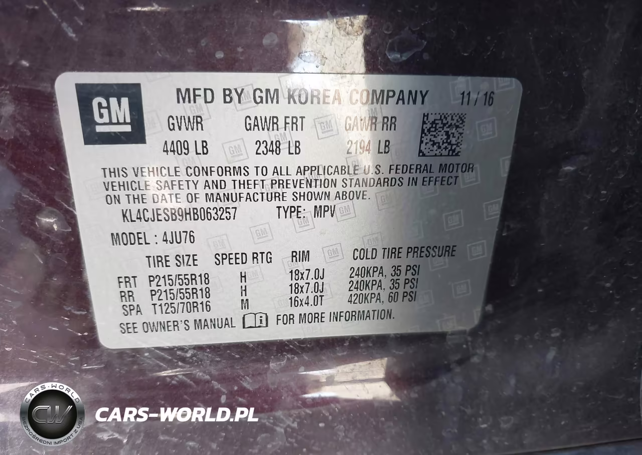 2017 Buick Encore Preferred VIN:KL4CJESB9HB063257 - 9
