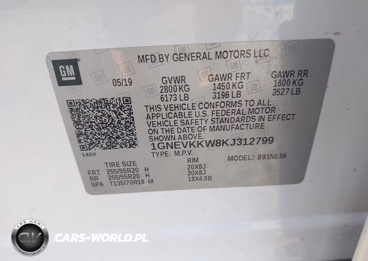 2019 Chevrolet Traverse Premier VIN:1GNEVKKW8KJ312799 - 9