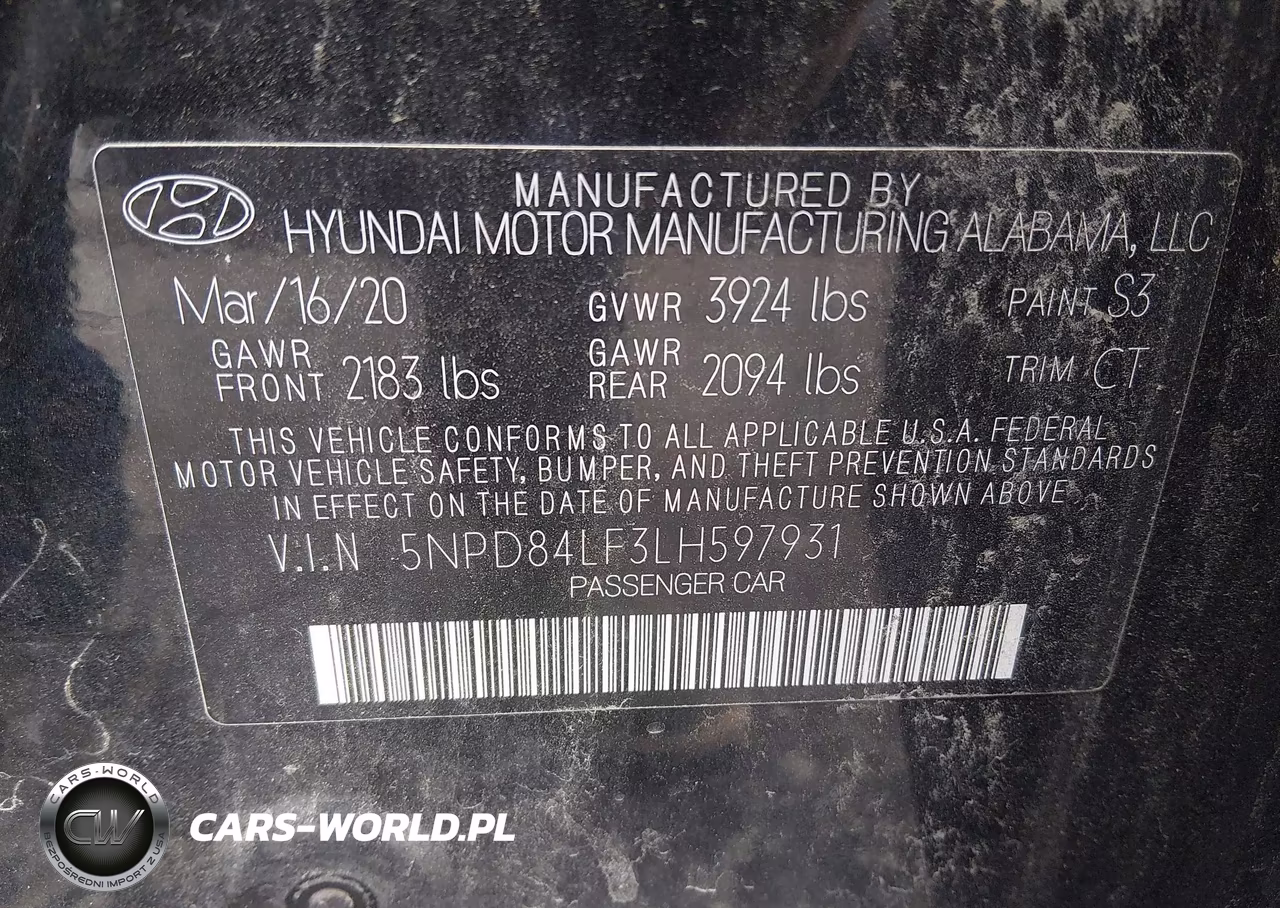 2020 Hyundai Elantra Limited VIN:5NPD84LF3LH597931 - 9