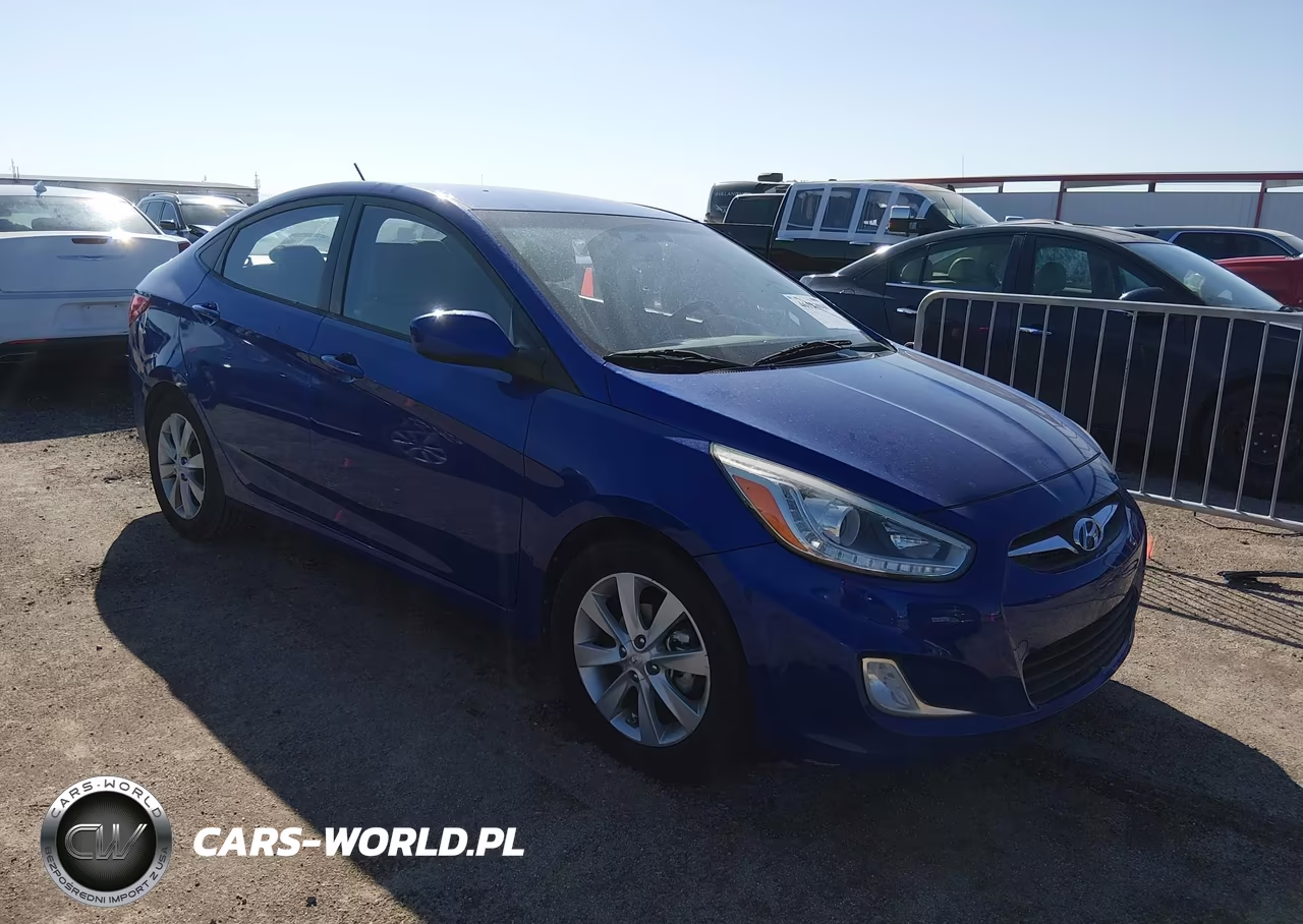 2014 Hyundai Accent Gls VIN:KMHCU4AE6EU754986 - 1