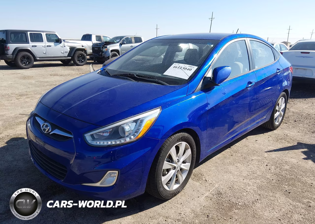 2014 Hyundai Accent Gls VIN:KMHCU4AE6EU754986 - 2