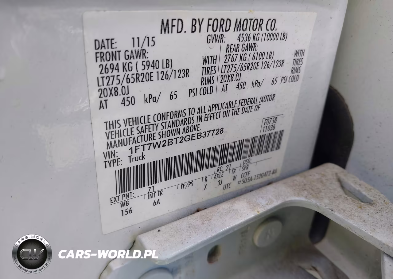 2016 Ford F-250 Lariat VIN:1FT7W2BT2GEB37728 - 9