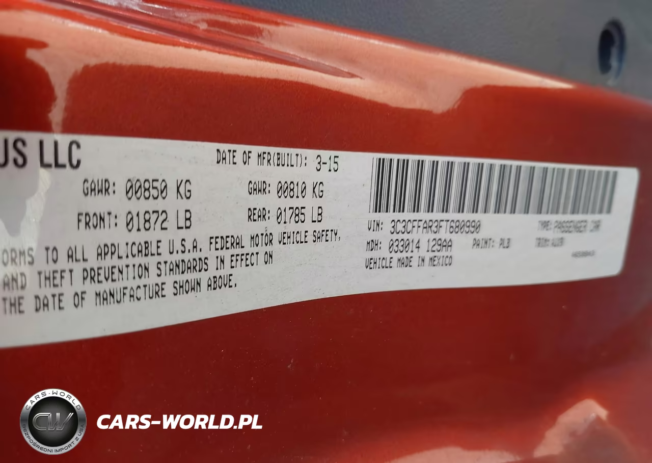 2015 Fiat 500 Pop VIN:3C3CFFAR3FT680990 - 9