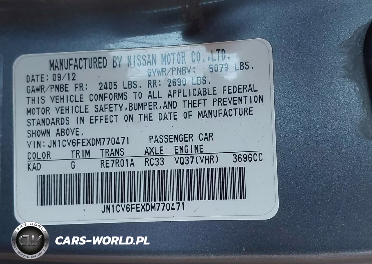 2013 Infiniti G37 VIN:JN1CV6FEXDM770471 - 9