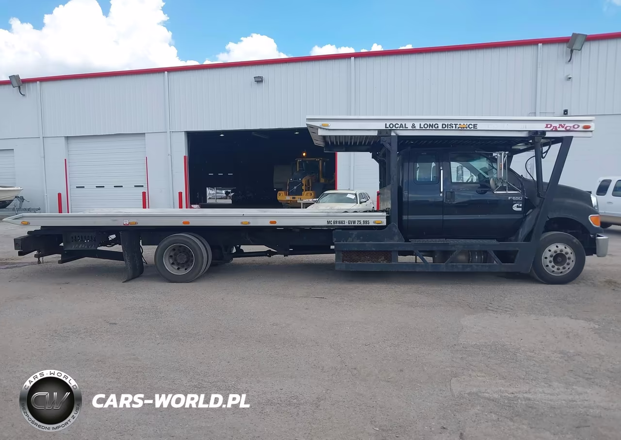 2008 Ford F650 Super Duty Rollback Truck VIN:3FRWX65F58V680621 - 15