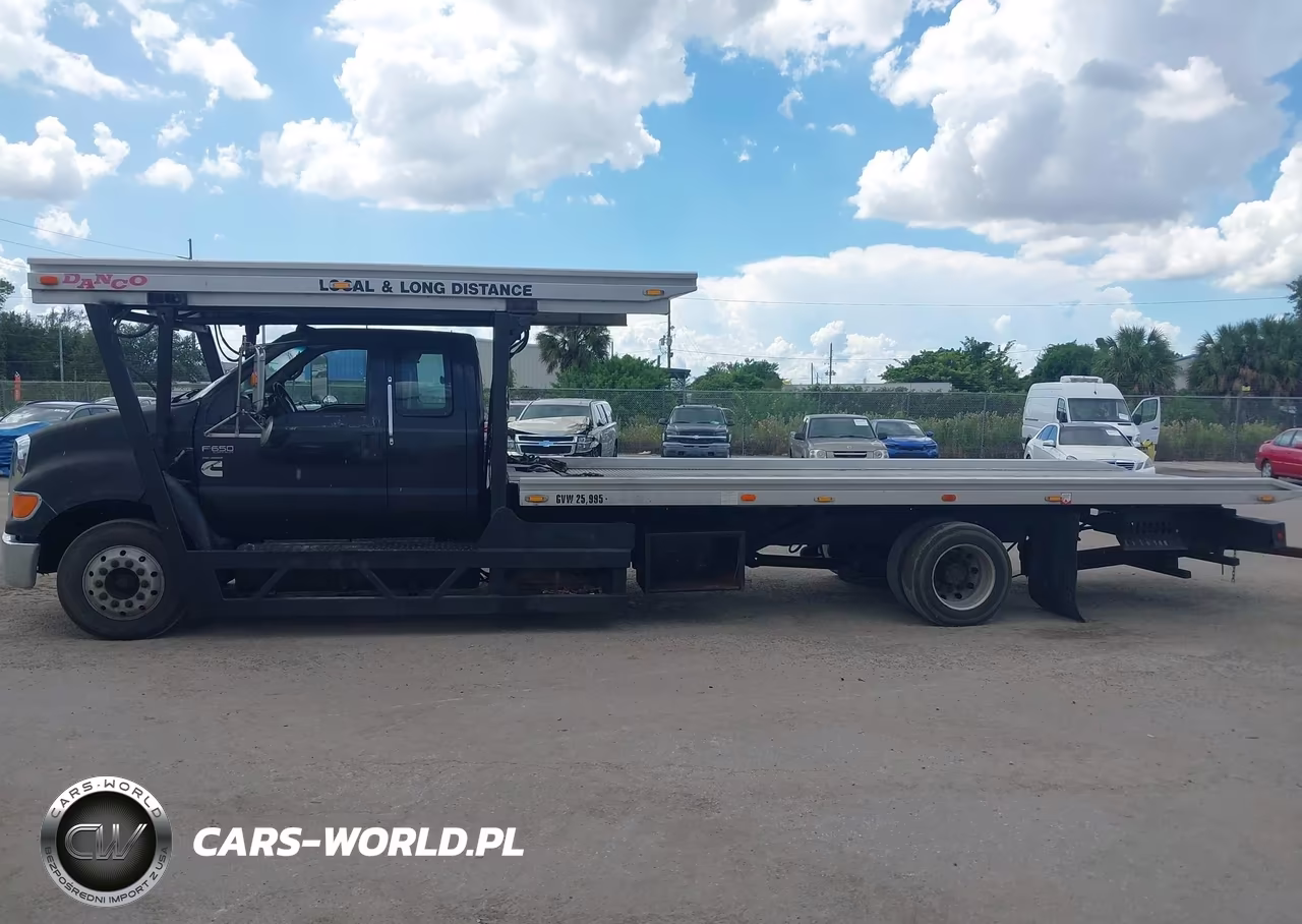 2008 Ford F650 Super Duty Rollback Truck VIN:3FRWX65F58V680621 - 16
