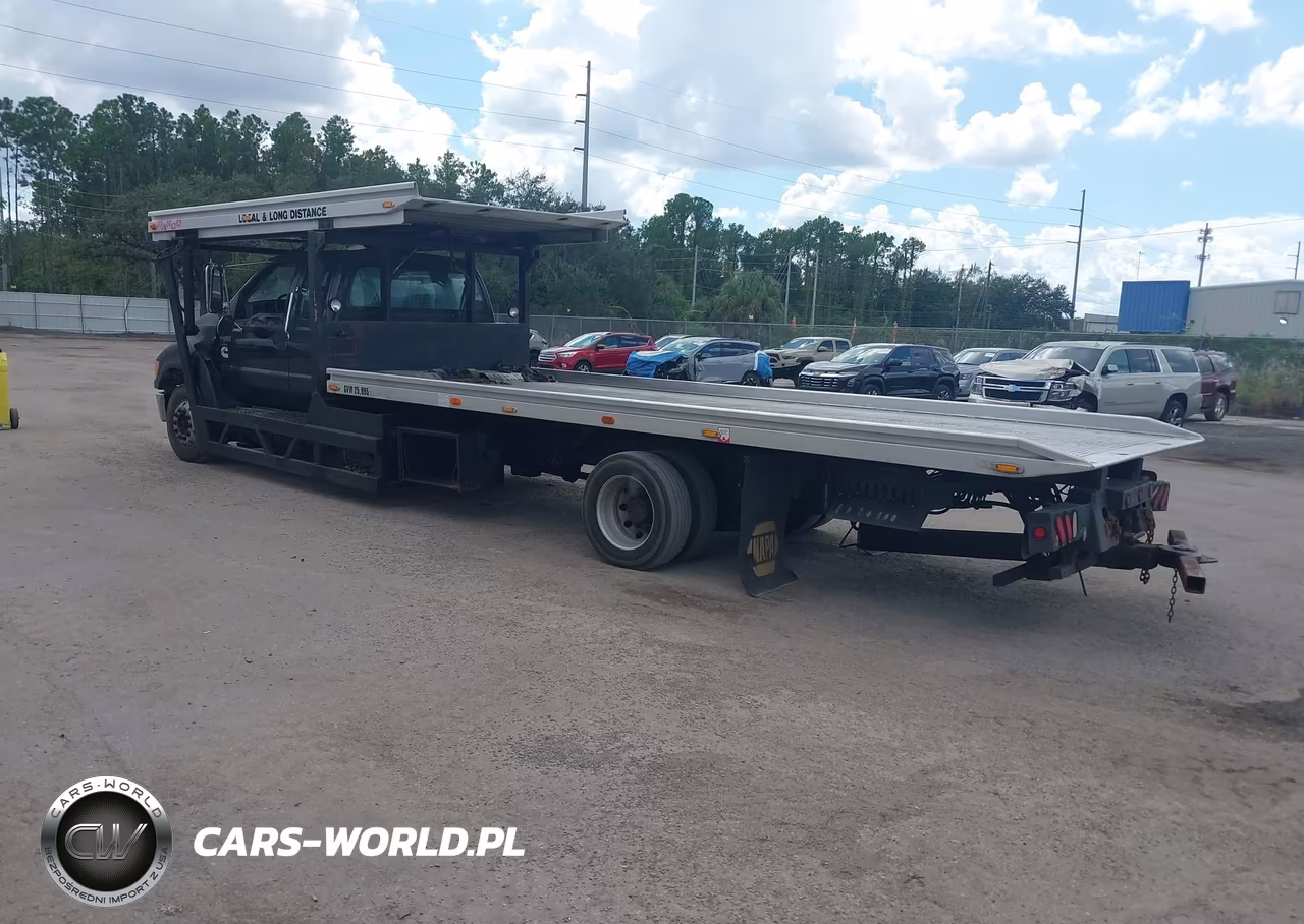 2008 Ford F650 Super Duty Rollback Truck VIN:3FRWX65F58V680621 - 3