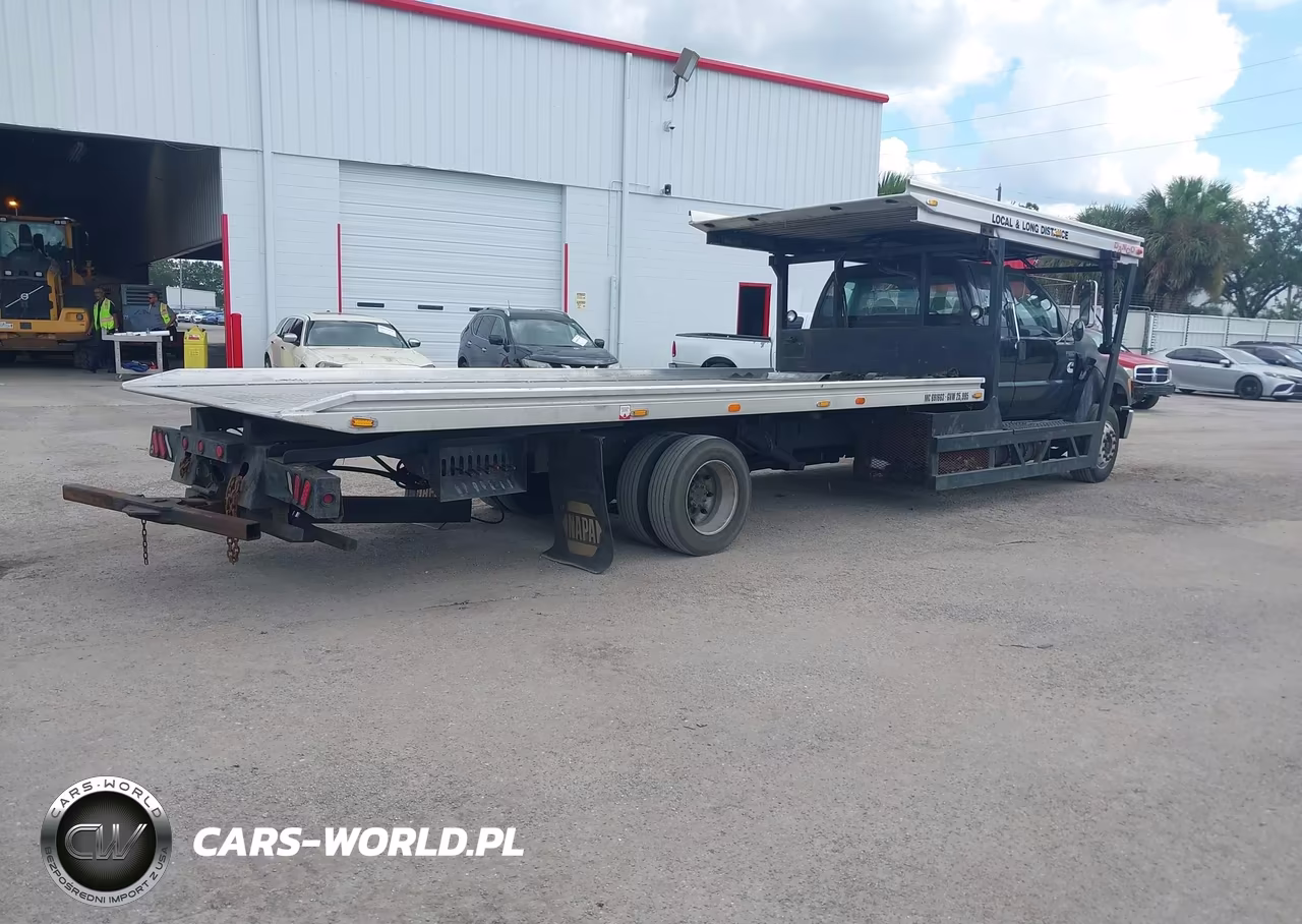 2008 Ford F650 Super Duty Rollback Truck VIN:3FRWX65F58V680621 - 4