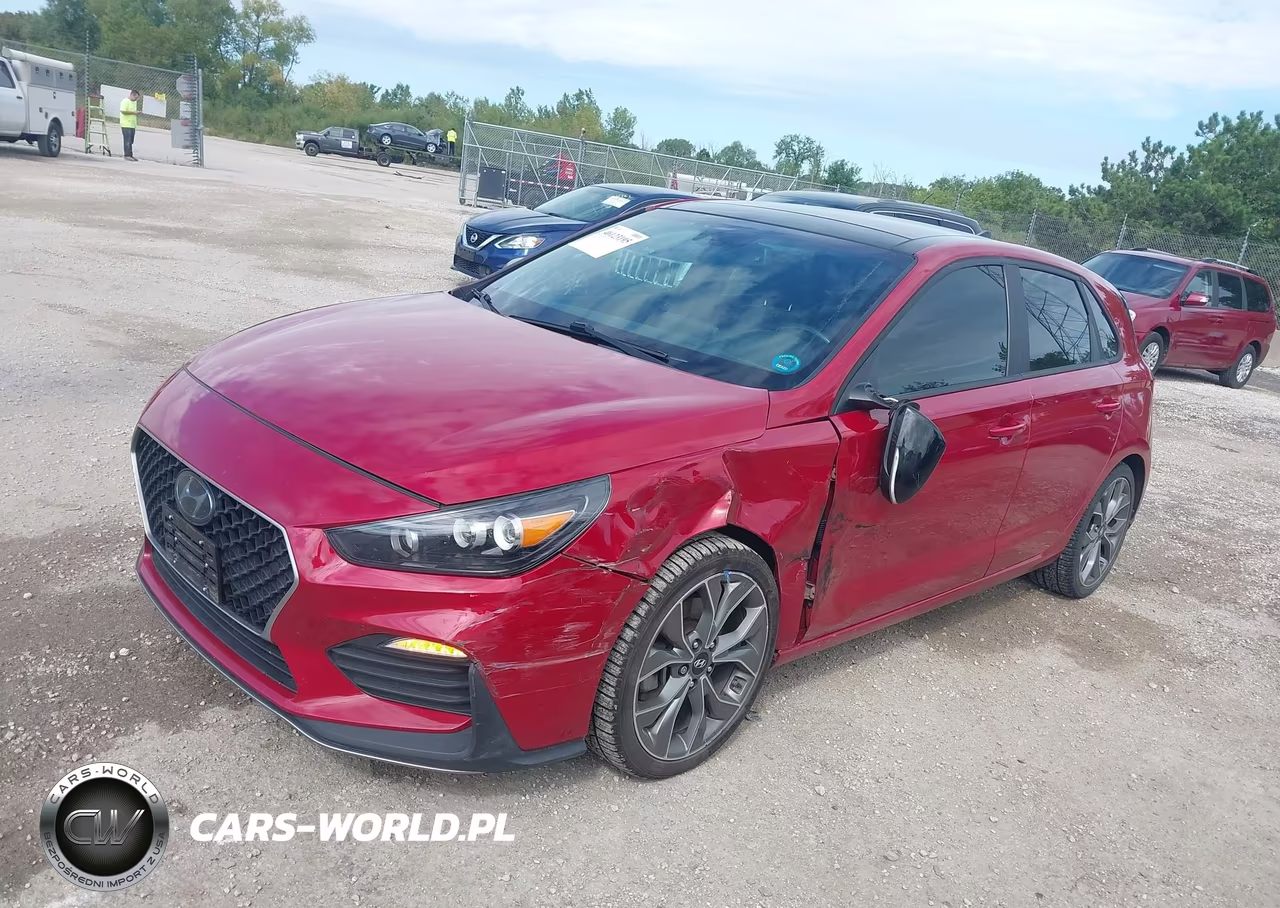 2020 Hyundai Elantra Gt N Line VIN:KMHH55LC3LU126692 - 2
