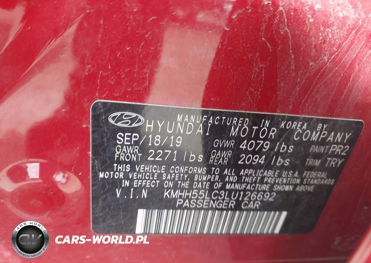 2020 Hyundai Elantra Gt N Line VIN:KMHH55LC3LU126692 - 9