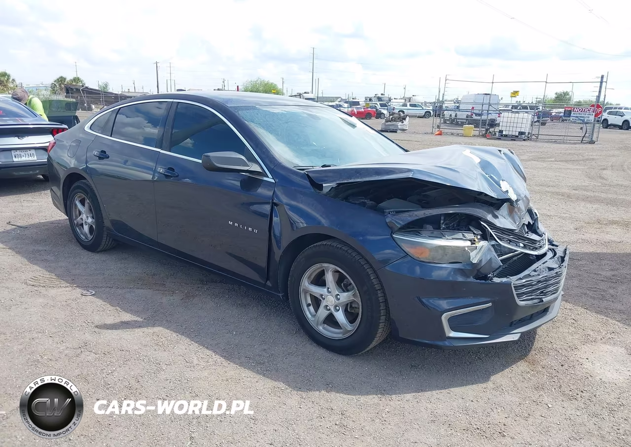 2017 Chevrolet Malibu Ls VIN:1G1ZB5STXHF163357 - 1