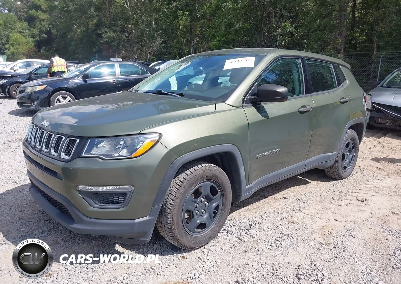 2021 Jeep Compass Sport Fwd VIN:3C4NJCAB1MT523038 - 2
