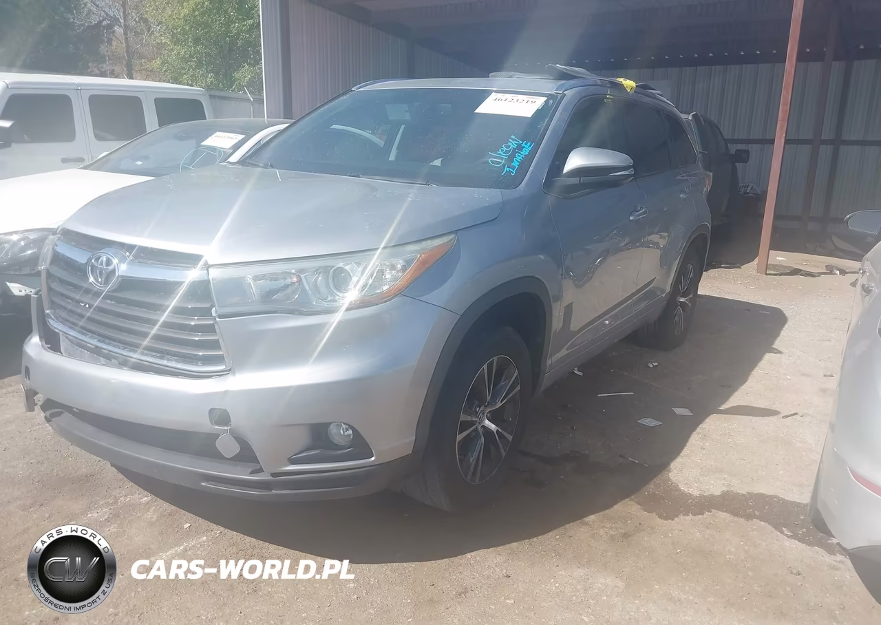 2016 Toyota Highlander Xle V6 VIN:5TDKKRFH0GS132509 - 2