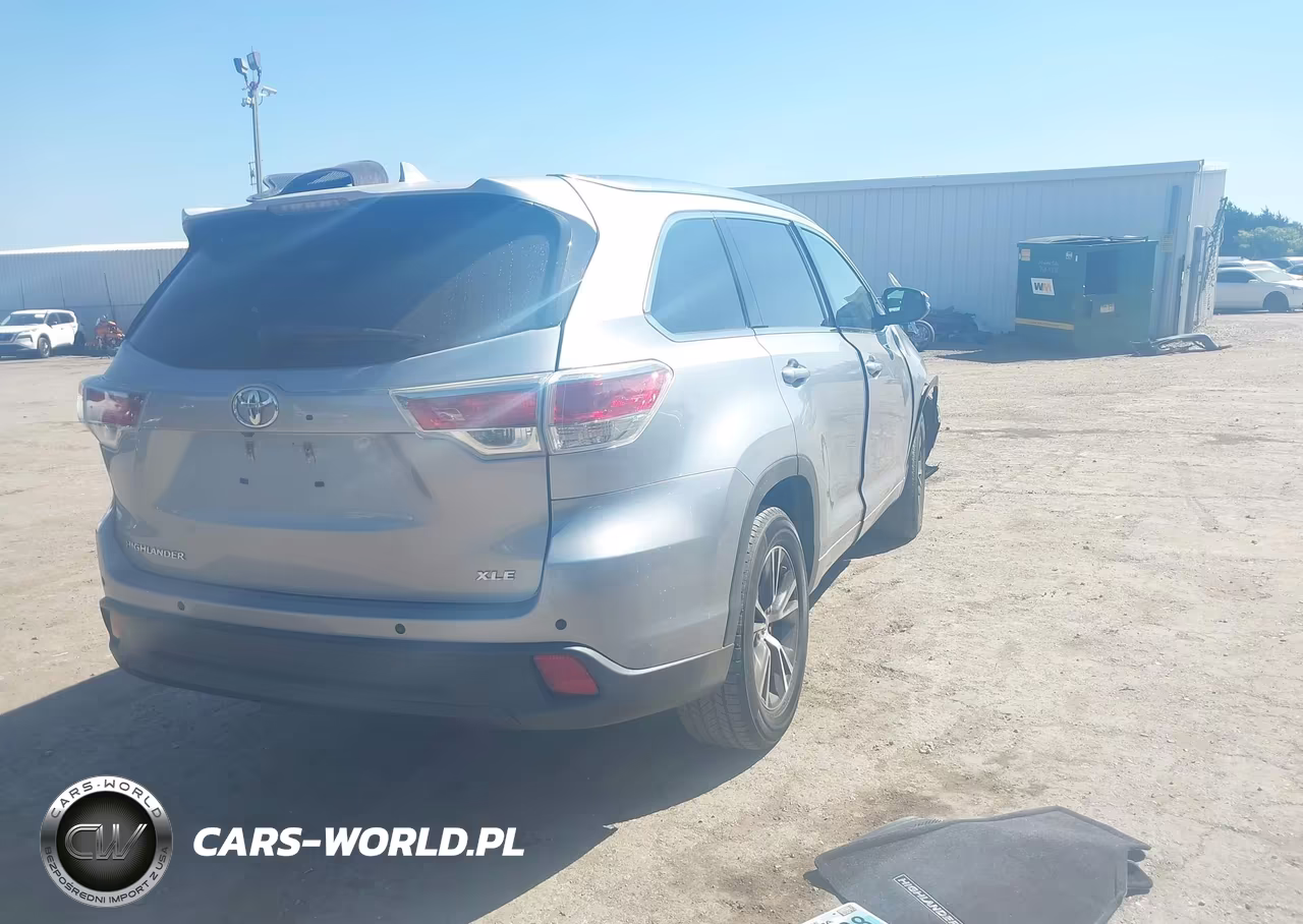 2016 Toyota Highlander Xle V6 VIN:5TDKKRFH0GS132509 - 4