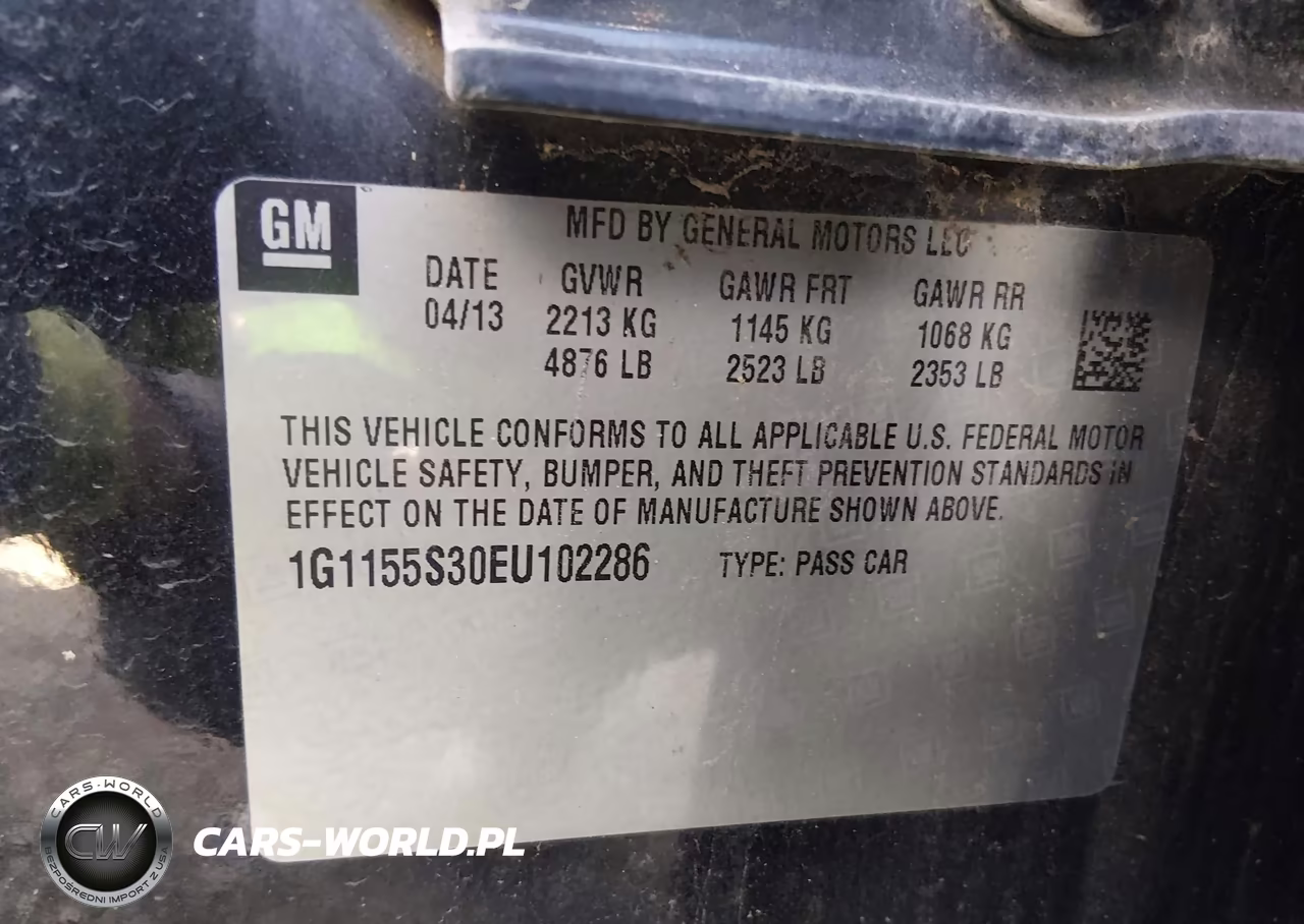 2014 Chevrolet Impala 2Lz VIN:1G1155S30EU102286 - 9