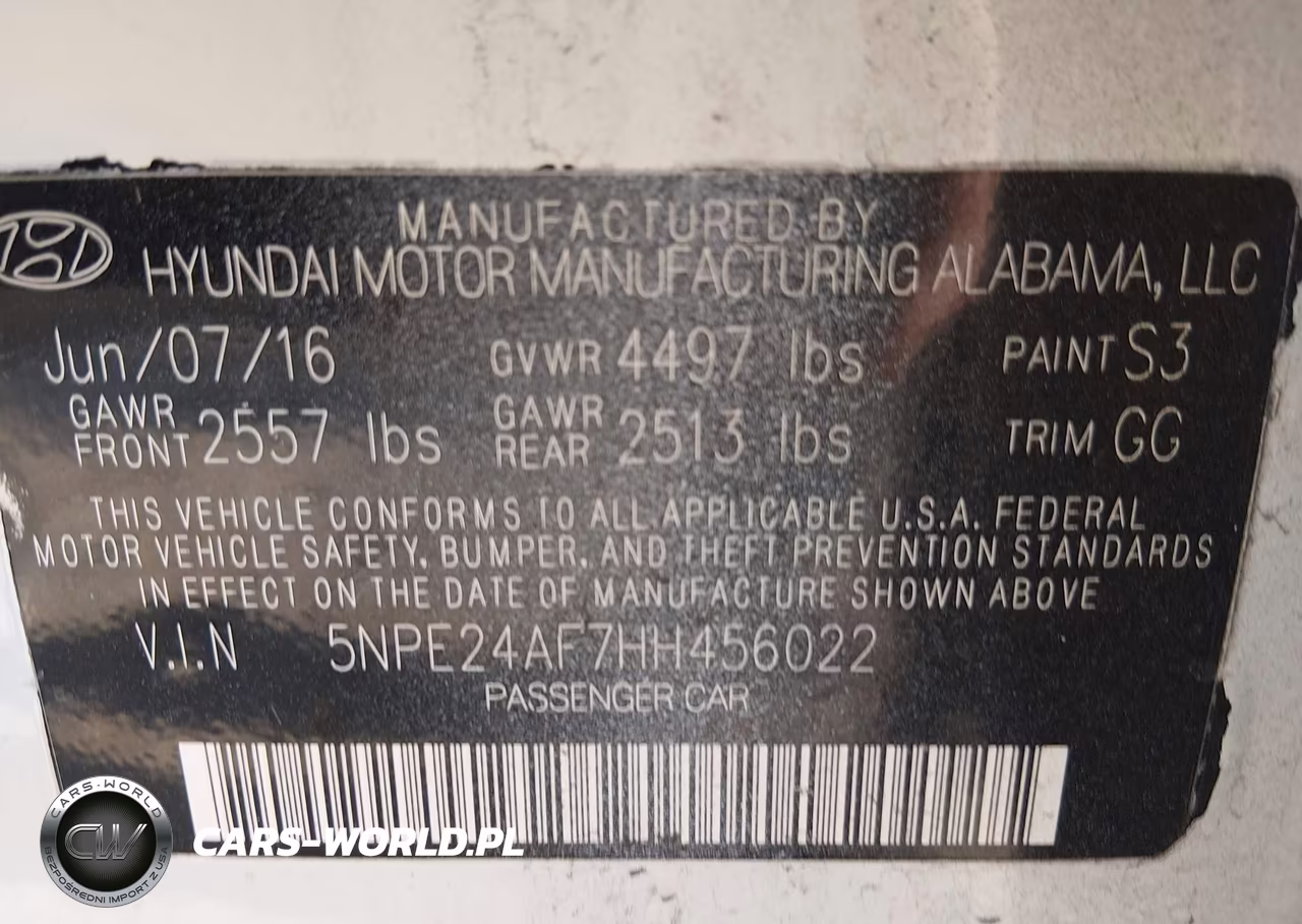 2017 Hyundai Sonata Se VIN:5NPE24AF7HH456022 - 9