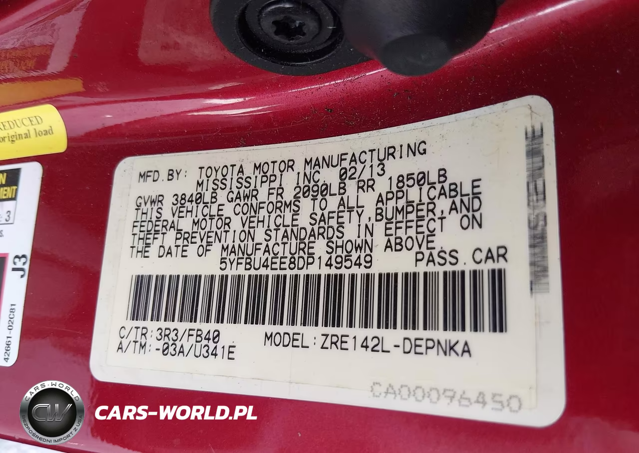 2013 Toyota Corolla Le VIN:5YFBU4EE8DP149549 - 9