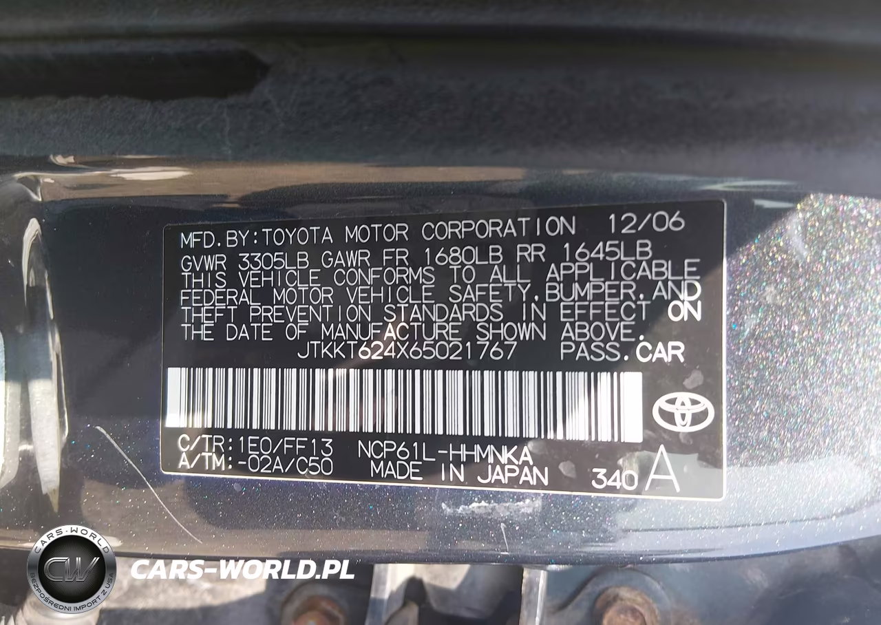 2006 Scion Xa VIN:JTKKT624X65021767 - 9