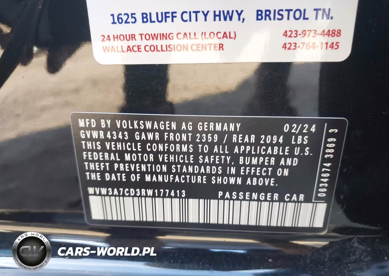 2024 Volkswagen Golf Gti 2.0T Se VIN:WVW3A7CD3RW177413 - 9