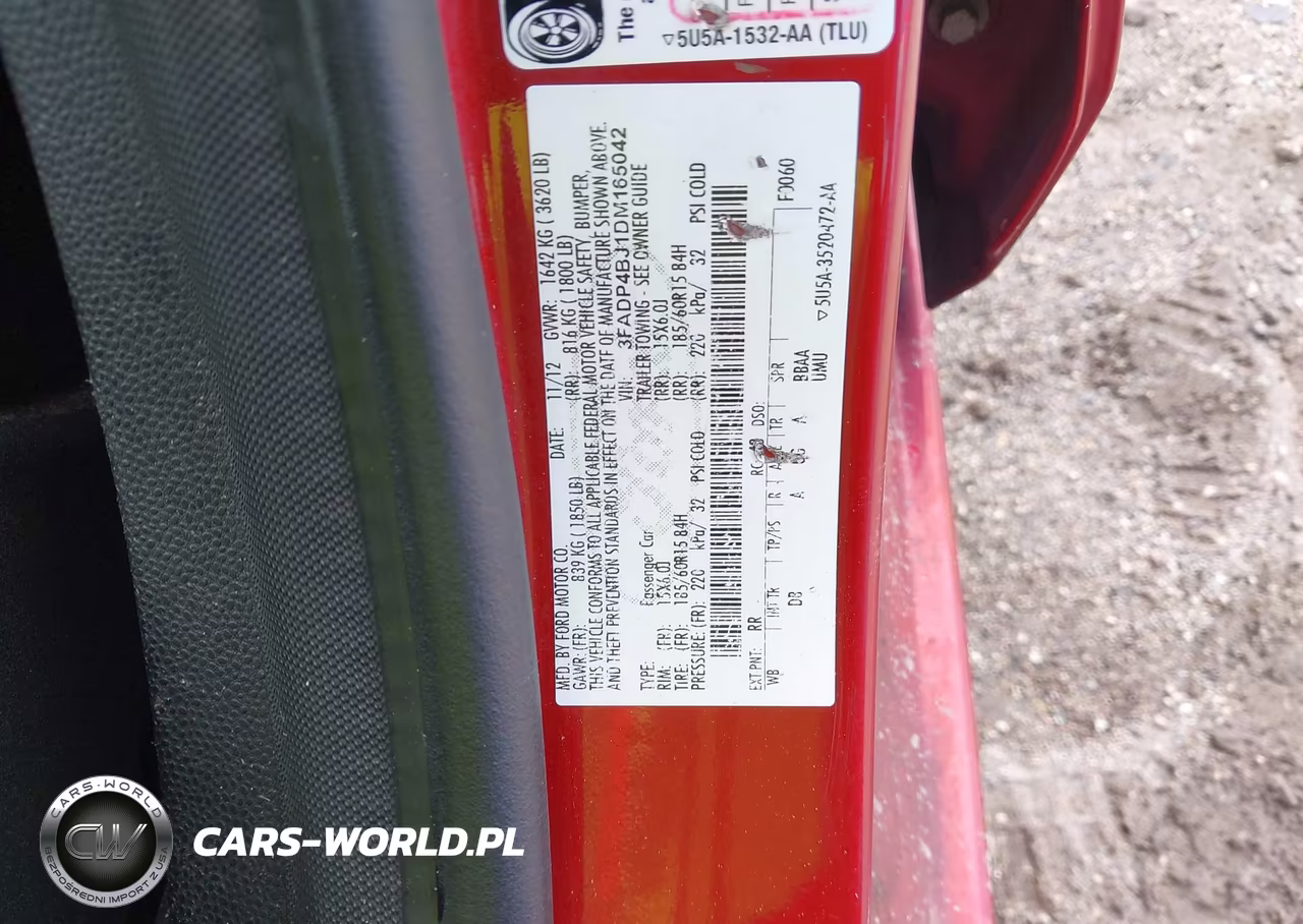 2013 Ford Fiesta Se VIN:3FADP4BJ1DM165042 - 9