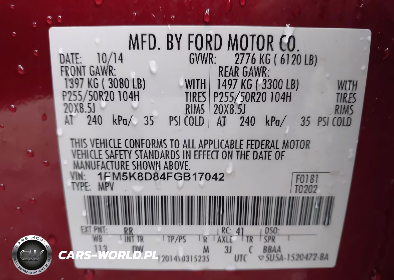 2015 Ford Explorer Xlt VIN:1FM5K8D84FGB17042 - 9