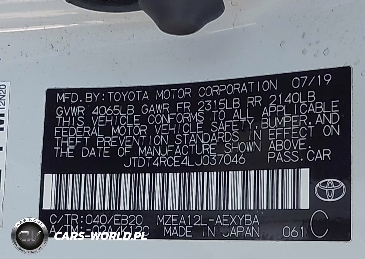 2020 Toyota Corolla Xse VIN:JTDT4RCE4LJ037046 - 9