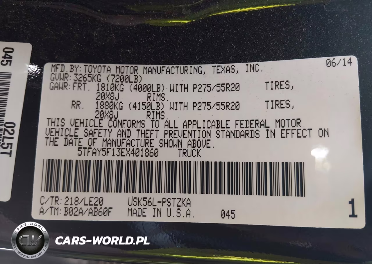 2014 Toyota Tundra Platinum 5.7L V8 VIN:5TFAY5F13EX401860 - 9