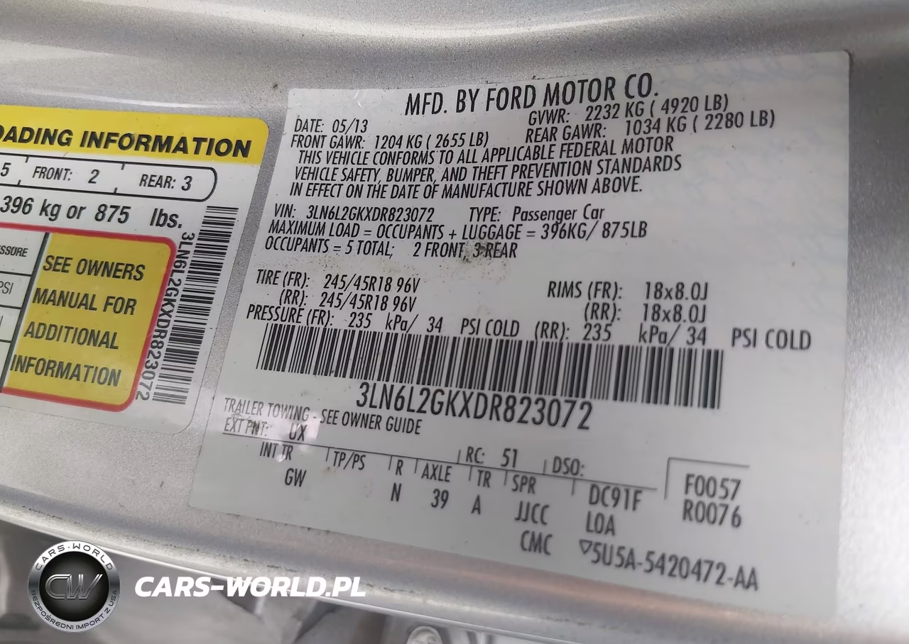 2013 Lincoln Mkz VIN:3LN6L2GKXDR823072 - 9