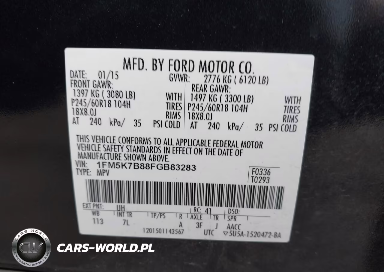 2015 Ford Explorer VIN:1FM5K7B88FGB83283 - 9