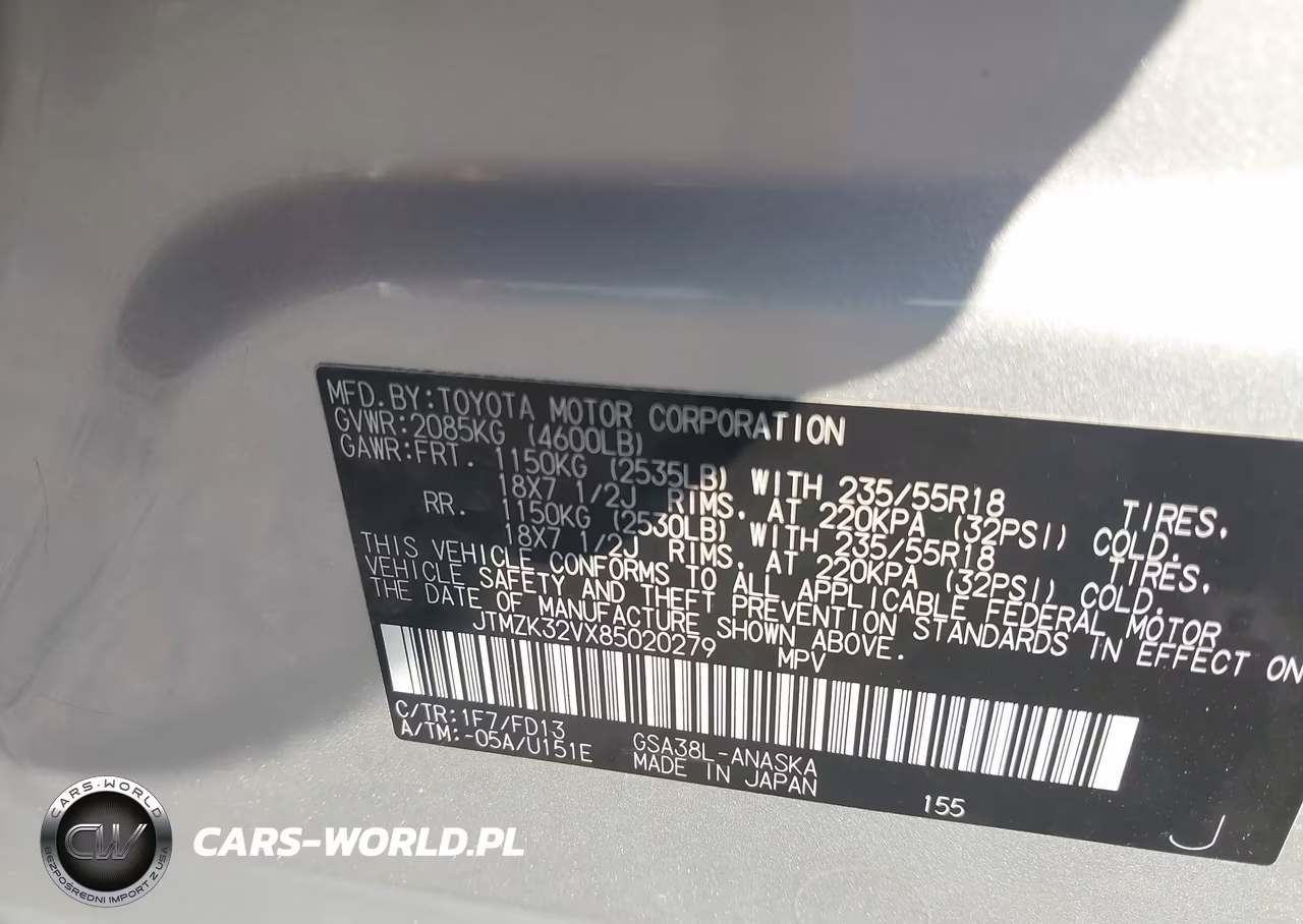 2008 Toyota Rav4 Sport V6 VIN:JTMZK32VX85020279 - 9
