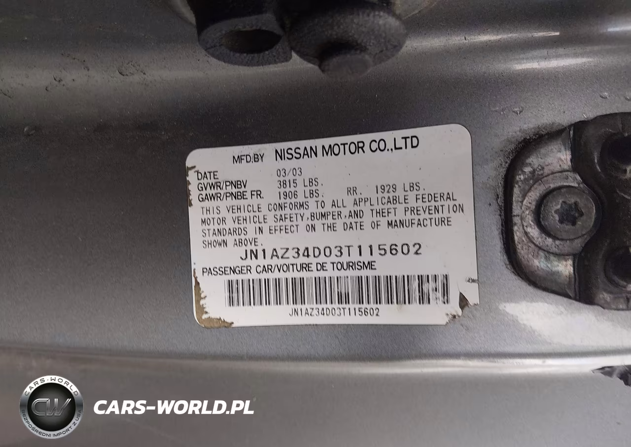 2003 Nissan 350Z Track VIN:JN1AZ34D03T115602 - 9