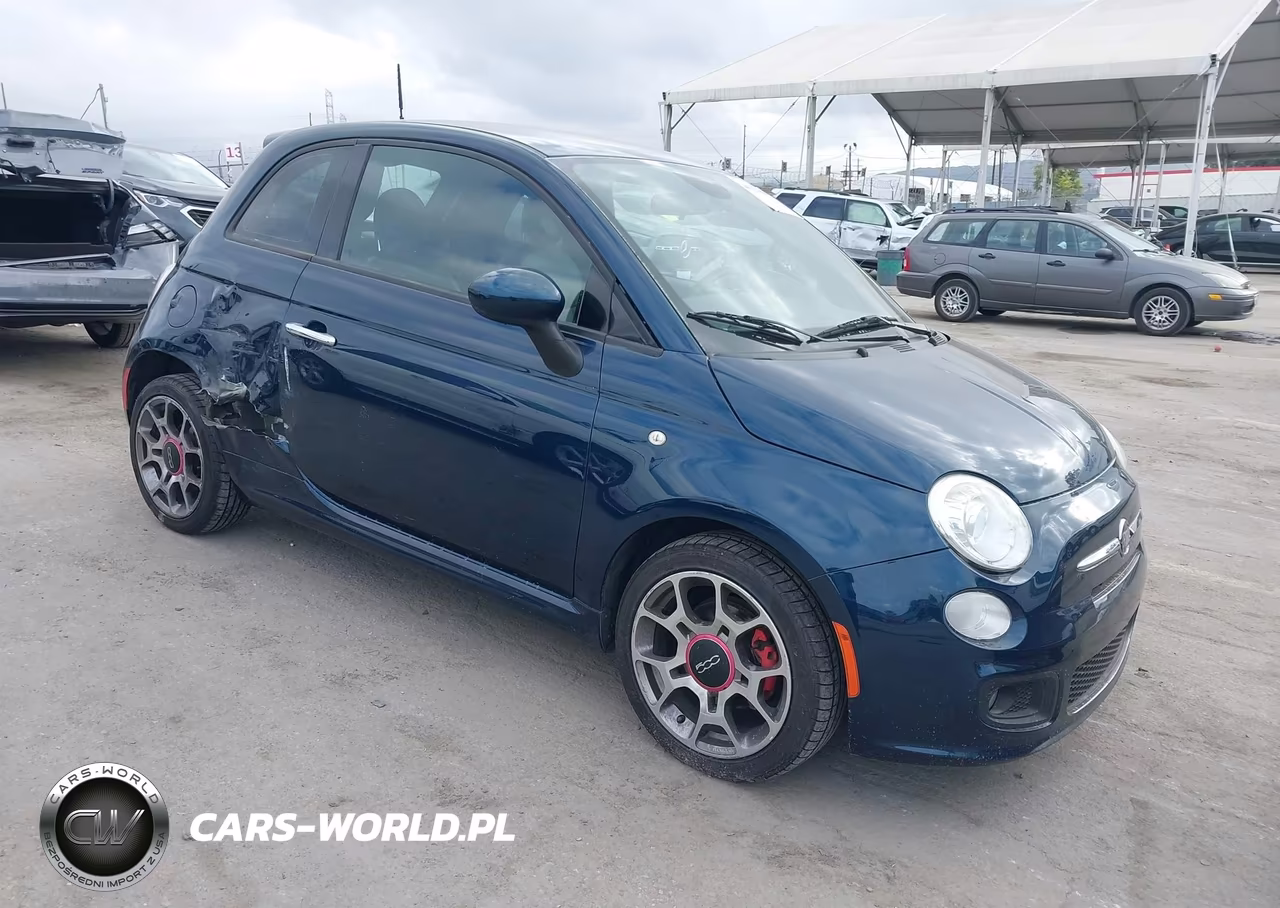 2015 Fiat 500 Sport VIN:3C3CFFBR4FT624796 - 1