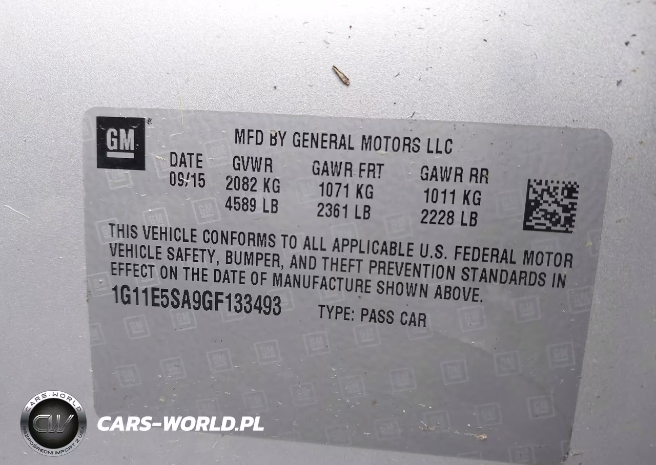 2016 Chevrolet Malibu Limited Ltz VIN:1G11E5SA9GF133493 - 9