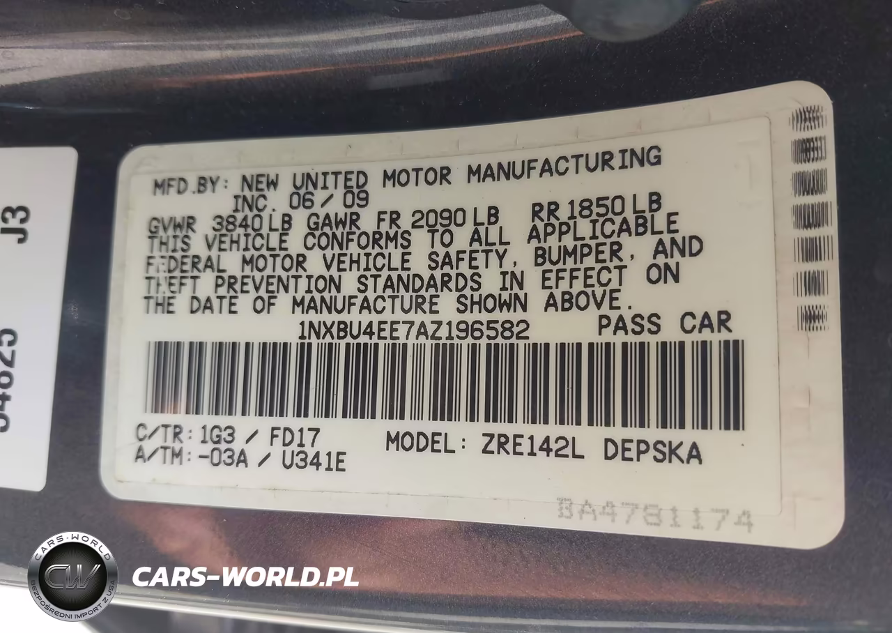 2010 Toyota Corolla S VIN:1NXBU4EE7AZ196582 - 8