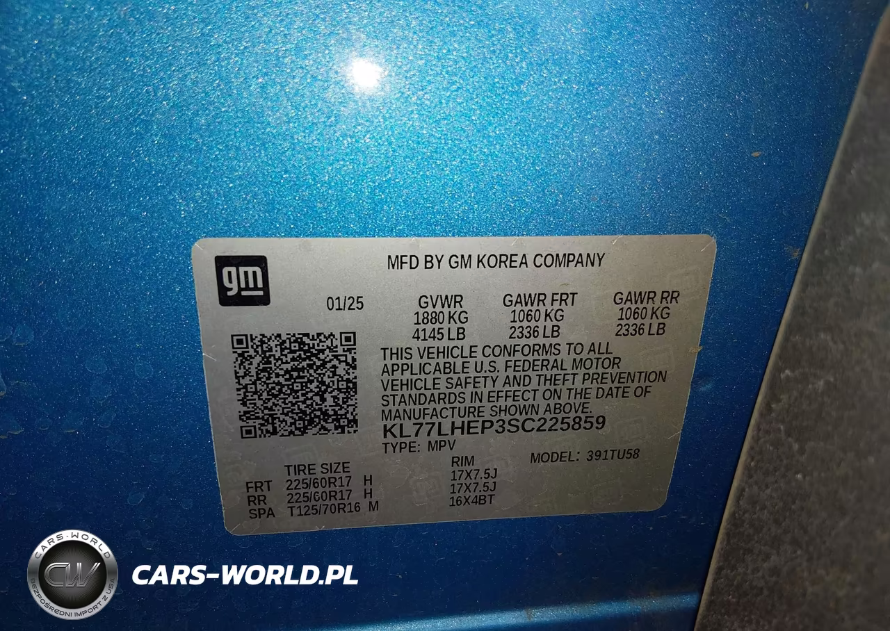 2025 Chevrolet Trax Fwd Lt VIN:KL77LHEP3SC225859 - 9